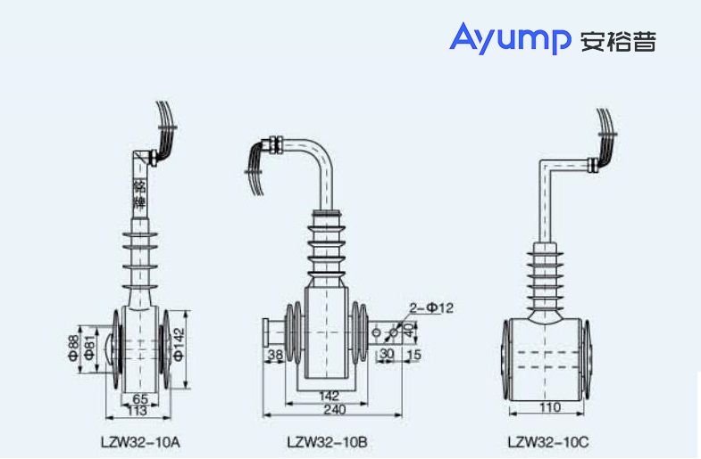 LZW32-10A B C斷路器專用電流互感器+