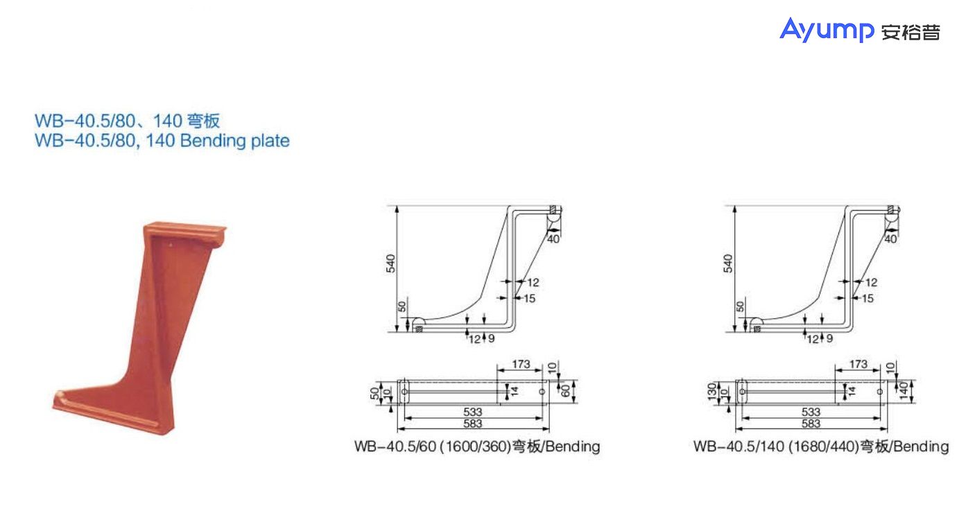 WB-40.5 80、140彎板